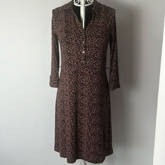 Talbots Dresses & Skirts - NWT Talbots Cheetah long sleeved dress